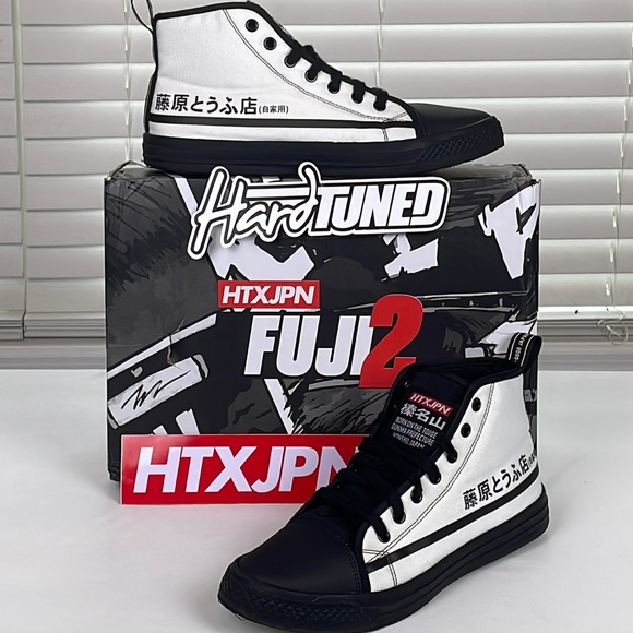 EUC HTXJPN FUJI 2 Panda High-Top HardTuned Men’s Sneakers Size 9 - Picture 1 of 15